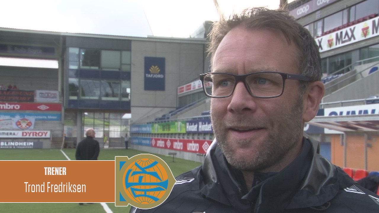 Trond Fredriksen etter kampen mot Odds BK